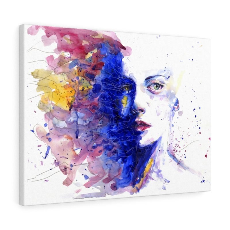 Woman Painting | Canvas Print - Clarita